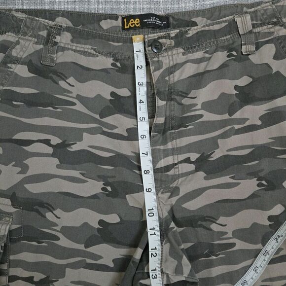 Lee Cargo Short Rugged Canvas Tech Pocket Green/Tan Camo Men's 40 SEE DESC - Picture 6 of 12